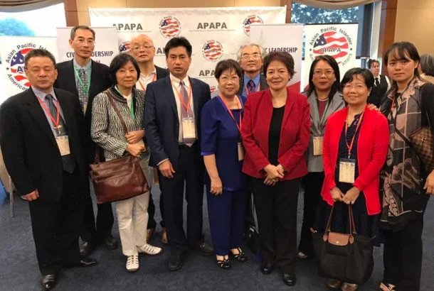 2017年公会代表门在国会山庄为针灸立法游说